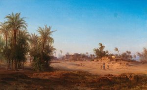Eine Szene aus Ägypten von Bernhard Fiedler