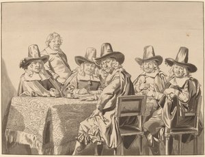 Direktoren des Waisenhauses von Haarlem, 1777, veröffentlicht 1786