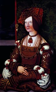 Porträt der Kaiserin Bianca Maria Sforza von Bernhard Strigel