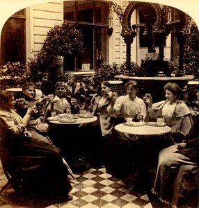 Erfrischung - Unter den Linden Café, Berlin, Deutschland, 1894