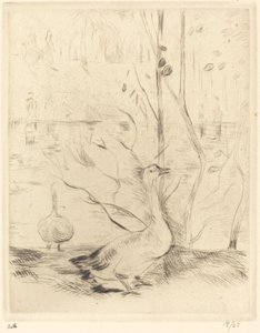 Spaziergang im Bois de Boulogne, 1888-1890