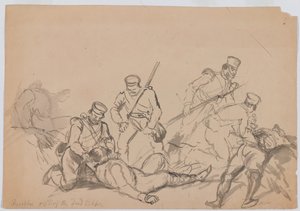 Gurkhas plündern die toten Sikhs
