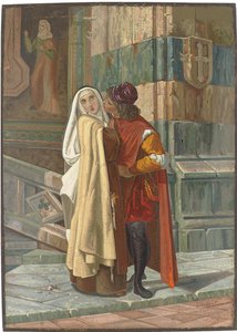 Abelard und Heloise, 2. Hälfte des 19. Jahrhunderts von Biagio Barzotti