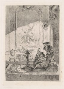 Die Geigenstunde, ca. 1874