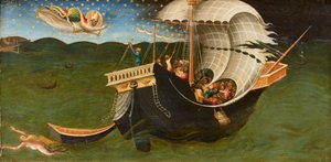 St. Nikolaus von Bari vertreibt den Sturm, 1433-1435