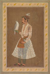 Porträt von Raja Jagat Singh von Nurpur regierte 1618-46, wahrscheinlich 1619