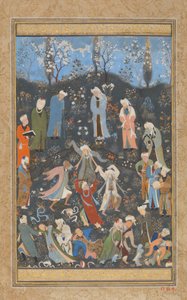 Tanzende Derwische, Folio aus einem Divan von Hafiz