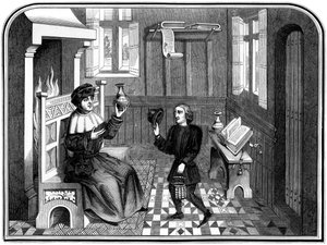 Im Haus des Arztes, 15. Jahrhundert 1849 von Bisson and Cottard