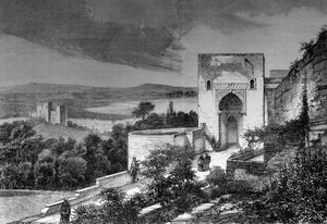 Die Mezquita, Córdoba, Spanien, 1849