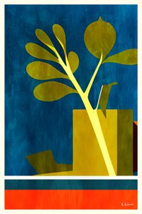 Geometrische Pflanze Stillleben von Bo Anderson
