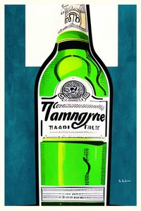 Lebendige Grüne Flasche von Bo Anderson