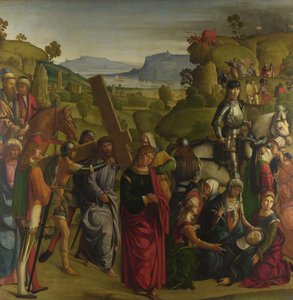 Christus trägt das Kreuz und die ohnmächtige Jungfrau Maria, ca. 1501 von Boccaccio Boccaccino
