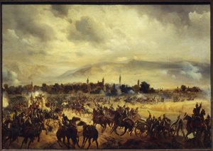 Eine Szene aus dem Unabhängigkeitskrieg in Ungarn 1849