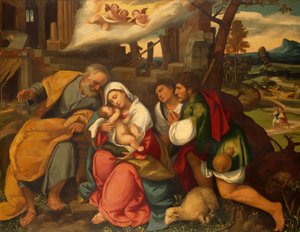 Die Anbetung der Hirten, 1540