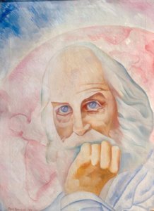 Bildnis des amerikanischen Dichters Walt Whitman