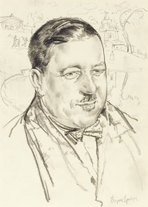 Porträt des Künstlers Ilja Maschkow von Boris Dmitrievich Grigoriev