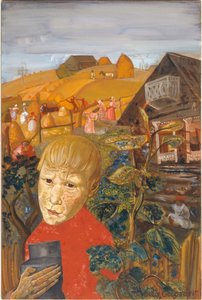 Sergei Jessenin 1895-1925 als Jugendlicher, ca. 1923 von Boris Dmitrievich Grigoriev
