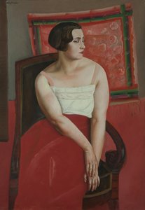 Porträt einer jungen Frau von Boris Dmitryevich Grigoriev
