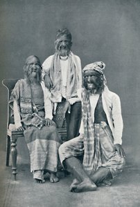 Eine haarige Familie aus Mandalay, Burma, 1902
