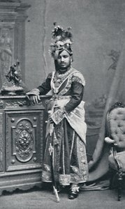 Raja von Rutlam, Zentralindien, 1902 von Bourne and Shepherd
