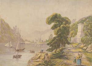 Ansicht bei Bingen von Bradshaw and Blacklock