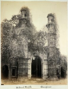 Mahmud Masjid (Nagina Masjid), Champaner, ca. 1875 von British Photographer