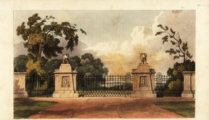 Entwurf für einen Regency-Parkeingang