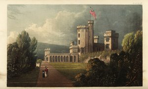 East Cowes Castle, Isle of Wight, der Sitz des Architekten John Na