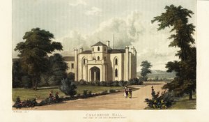 Enmore Castle, Somerset, der Sitz des 3. Earl of Egmont