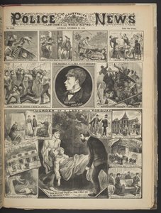 Titelseite der Illustrated Police News, 29. November 1884