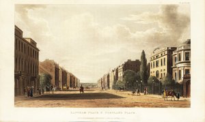 Langham Place und Portland Place, nördliche Fortsetzung der Regent Street (A4201 Road), London