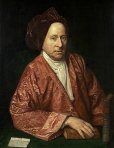 Porträt von James Burgh, ca. 1755 von British School
