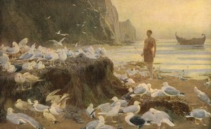 Ein Wanderer aus der alten Welt, 1887, um 1930 von Briton Riviere