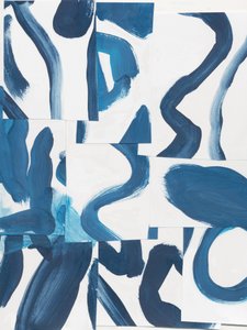 Dynamische Blaue Abstraktion