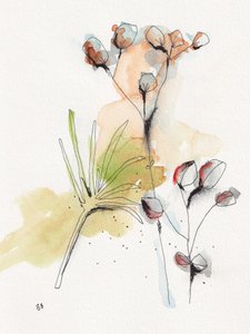 Moderne botanische Studie