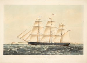 Das berühmte Eisenschiff Chile 767 Tonnen Register, im Besitz von Messrs Seymour Peacock & Co aus London von Brothers Kell