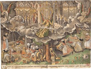 Das Gleichnis von den klugen und törichten Jungfrauen, ca. 1560 von Bruegel