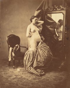 Akt vor einem Spiegel, ca. 1857