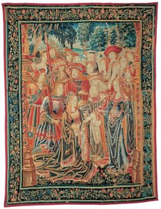 Die Geschichte von Troja. Die Begnadigung von Helena von Brussels Manufactory