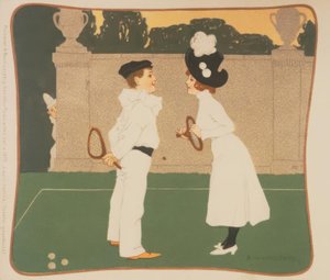 Bekanntschaft auf dem Tennisplatz