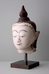 Kopf eines Buddha, Mon-Stil