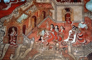 Szenen aus dem Leben eines Bodhisattva, 1776 von Burmese School