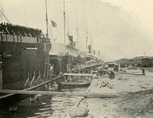 Am Dock, 10. Juni, Spanisch-Amerikanischer Krieg von Burr McIntosh