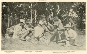 Konferenz nach der Schlacht der Rough Riders, Spanisch-Amerikanischer Krieg, Juni 1898, 1899 von Burr McIntosh