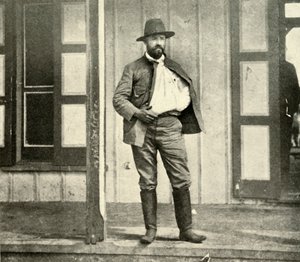 Creelman, kurz nach dem Absteigen vom Pferd..., Spanisch-Amerikanischer Krieg, 4. Juli 1898, 1899 von Burr McIntosh