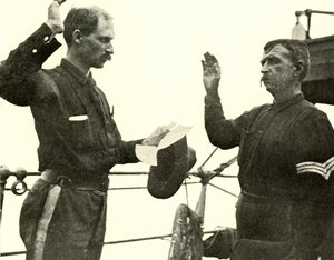 Leutnant Lewis meldet Thomas Dixon erneut an, Spanisch-Amerikanischer Krieg, 19. Juni 1898, 1899 von Burr McIntosh