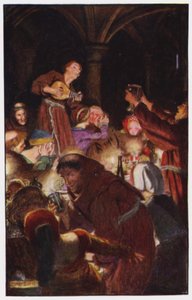 Illustration für The Cloister and The Hearth von Charles Reade von Byam (after) Shaw