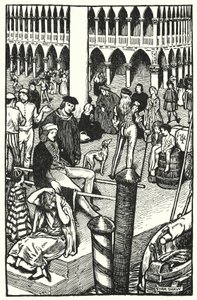 Illustration für The Cloister and The Hearth von Charles Reade (Lithografie)