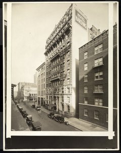 Hotel Harding an der 55th Street und Broadway, New York, 1921