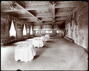 Der Empfangsraum im Hotel Delmonico, 1902